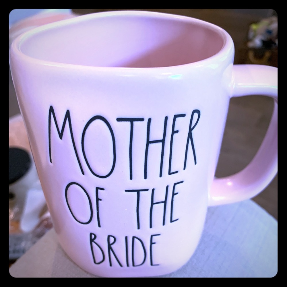 Pink Mother of Bride coffee mug